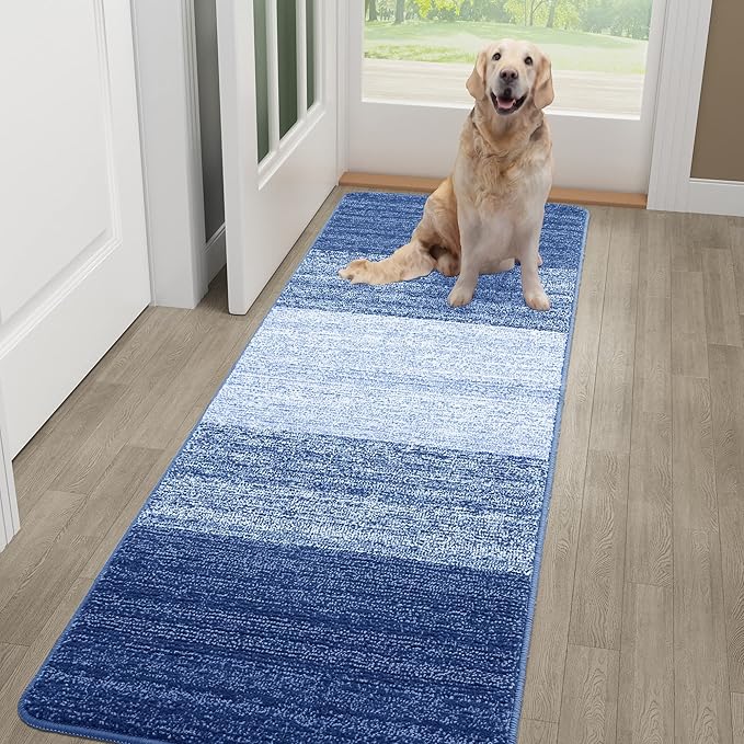 Kitinjoy Indoor Outdoor Door Mat, 59x20 Non-Slip Absorbent Dirt Trapper by Kitinjoy