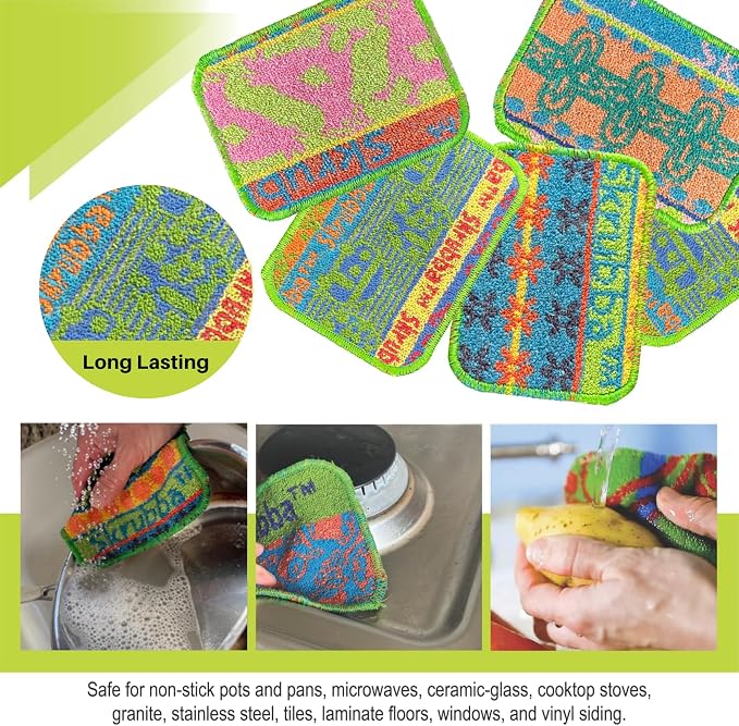 Wet-It Skrubba Non-Scratch Scouring Pad – European Scrubby Sponge - Image 4