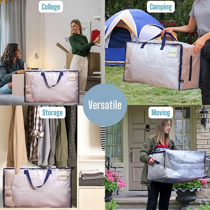 VENO 10 Pack Moving and Storage Bags, Heavy Duty, Alternative to Moving Boxes - Image 7