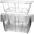 12 Pack Chafing Wire Rack Buffet Stand Chrome Frame by COMFICOVE