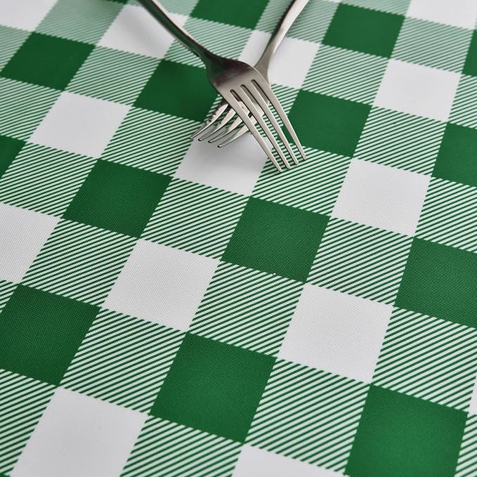 Waterproof Plaid Tablecloth Fabric - Image 9