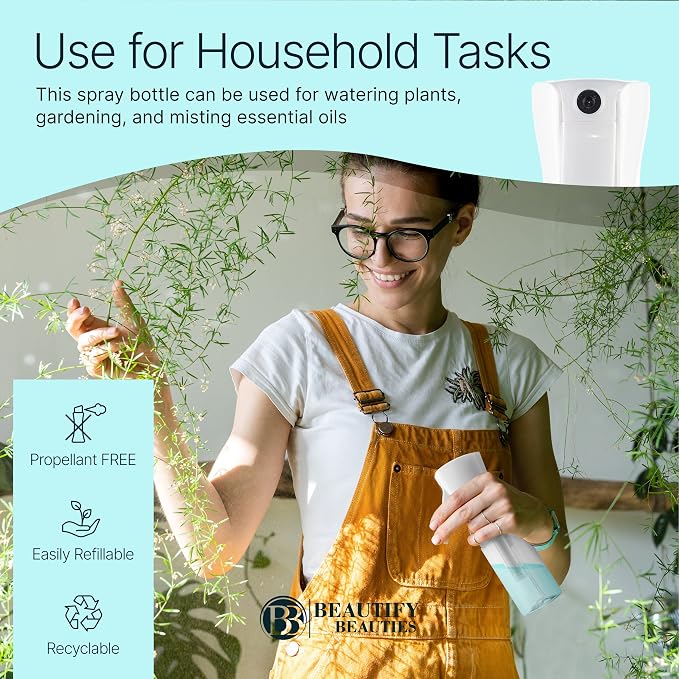 BeautifyBeauties Hair Spray Bottle – Ultra Fine Continuous Water Mister - Image 3