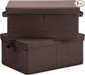 HOONEX Linen Foldable Storage Bins by HOONEX