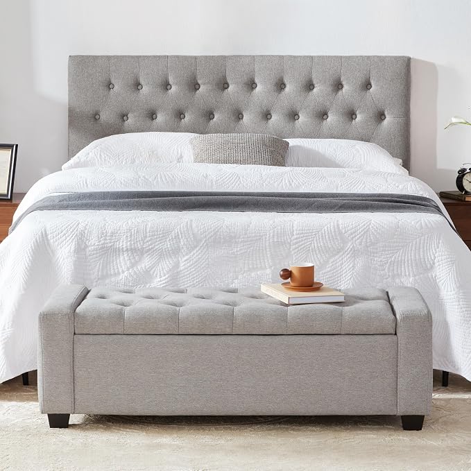 48" Ottoman with Storage, Large Storage Ottoman Bench - Image 7
