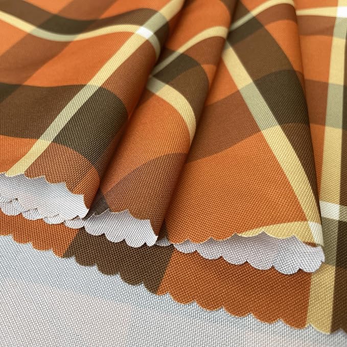 Waterproof Plaid Tablecloth Fabric - Image 3
