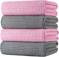 POLYTE Microfiber Oversize Quick Dry Lint Free Bath Towel, 60 x 30 in, 4 Pack by Polyte
