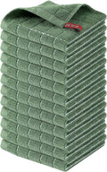 Homaxy 100% Cotton Terry Kitchen Dish Cloths, Ultra Soft and Absorbent Dish by Homaxy