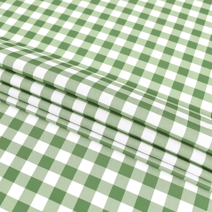 Waterproof Plaid Tablecloth Fabric - Image 8