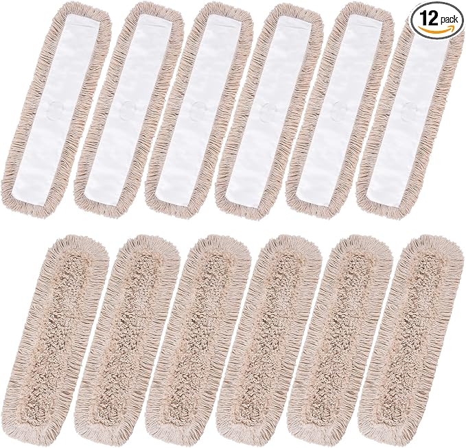 Matthew Cleaning 24'' Cotton Dust Mop Refill Washable Thick Tufted Replacement by MATTHEWCLEANINGPRODUCTS