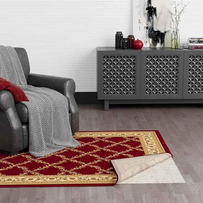 Ottomanson 7'8" x 8' Non-Slip Rug Pad Gripper 1/12 Inch Ultra Thin Dual Surface - Image 10