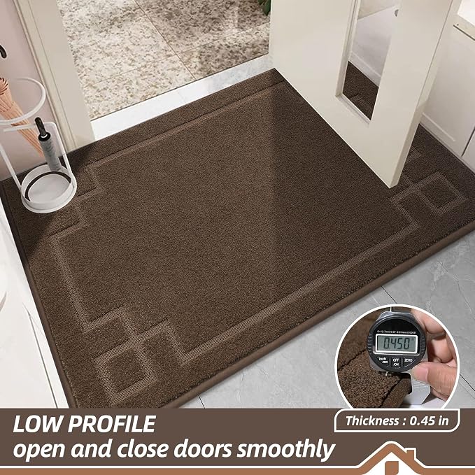 BEQHAUSE Door Mat 24" x 60", Non-Slip Door Mats Indoor Entryway Rugs Washable - Image 6
