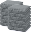 Homaxy 100% Cotton Waffle Weave Kitchen Dish Towels, Ultra Soft Absorbent Quick by Homaxy