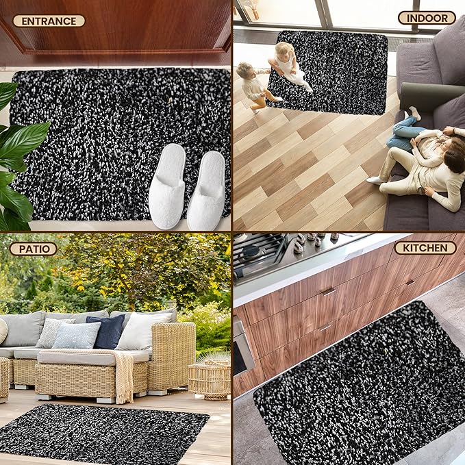 Premium Microfiber Indoor Door Mat – 36"x72" Washable Entry Mat, Waterproof - Image 8