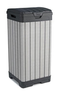 Keter Rockford Resin 38 Gallon Outdoor Kitchen Trash Can by Keter