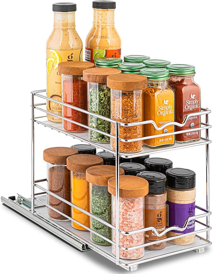 Pull Out Cabinet Organizer for Spices, Cans by HOLDN%E2%80%99STORAGE