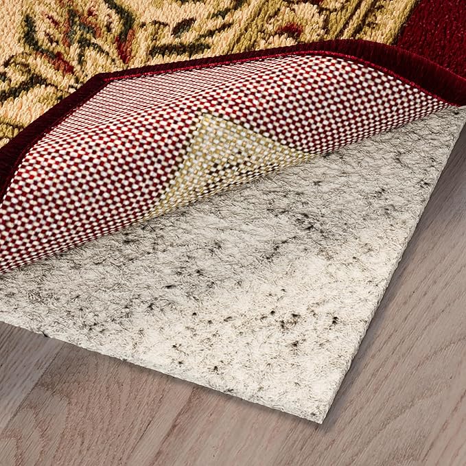Ottomanson 2'7" x 10' Non-Slip Rug Pad Gripper 1/12 Inch Ultra Thin Dual by Ottomanson