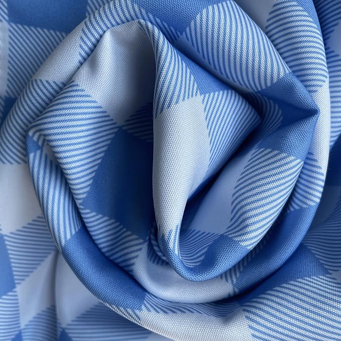 Classic Gingham Tablecloth Fabric - Image 7