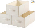 Linen Folding Storage Bins, 3 Pack Large Storage Baskets, Clothing Storage Bins by Unknown