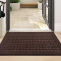 BEQHAUSE Waffle Door Mats Indoor 24"x36", Dog Mat by BEQHAUSE