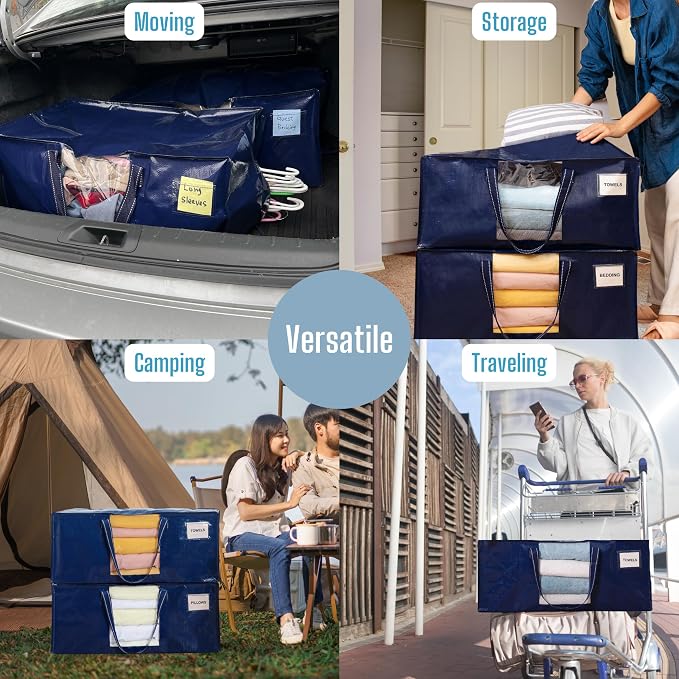 VENO 6 Pack Moving Bags Extra Large Storage Bags - Image 6