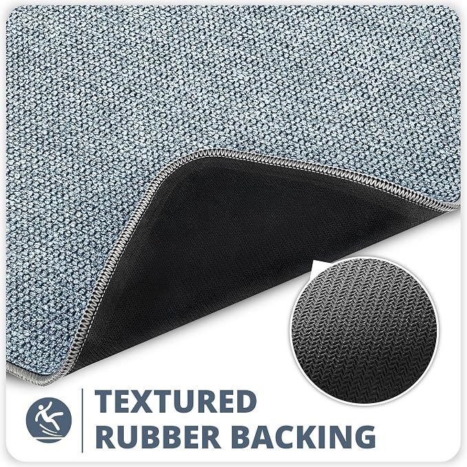 Bath Mat, Ultra Thin Bathroom Runner Rugs, Large Bath Mats - Image 4