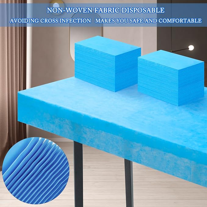 Disposable Bed Sheets 200 Pcs 31" x 71" Massage Table Sheets Non Woven Fabric - Image 5