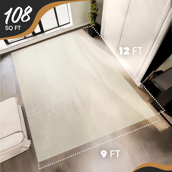 Nevlers 9'x12' White Rug Gripper - Image 4