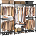 Clothes Rack, Portable Closet, 80.7 Inch Extra Large Capacity Wardrobe Closet by Unknown