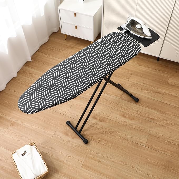caius Ironing Board with Steam Iron Rest, Compact and Space Saver Iron Board - Image 3