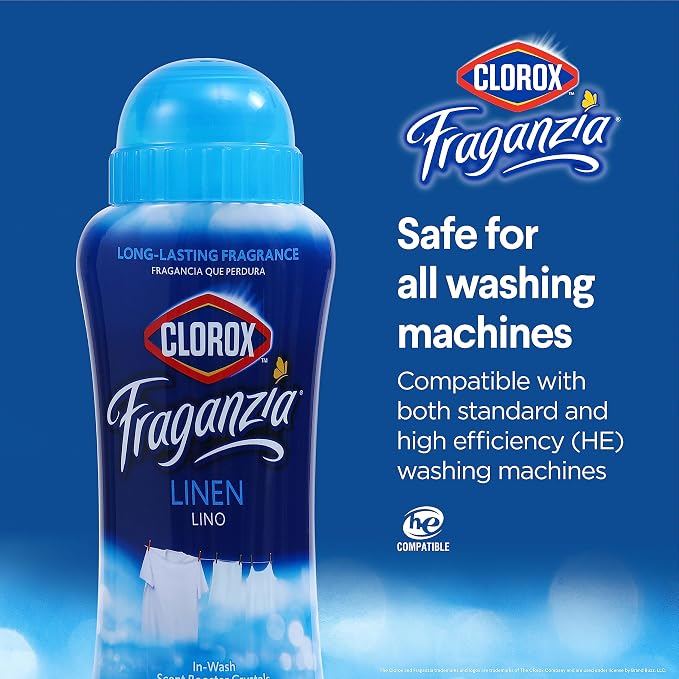 Clorox Fraganzia Laundry Scent Booster Crystals in Linen Scent - Image 5