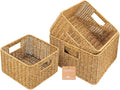 myHomeBody Wicker Storage Basket, Storage Cubes, Woven Baskets by myHomeBody