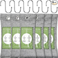 6 Pack Bamboo Charcoal Air Purifying Bag, Activated Charcoal Bags Odor Absorber by VITSCAN
