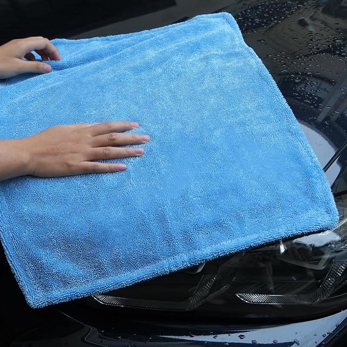 Greenfound Microfiber Towel for Cars, 1000GSM Car Drying Towel, Double Twist - Image 5