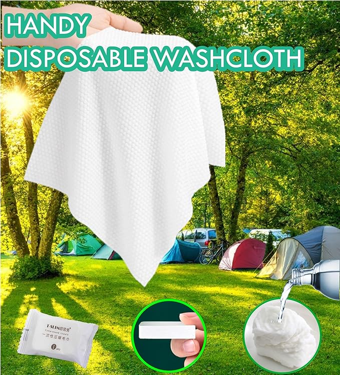 Premium Compressed Towel Tablet, Essential Face Washcloths - Image 5