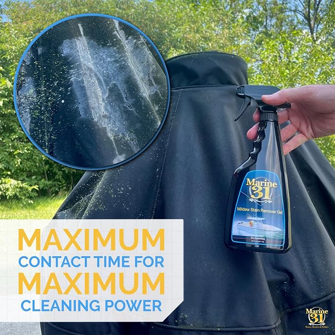 Marine 31 Mildew Stain Remover Gel | Thick Gel Formula - Image 3