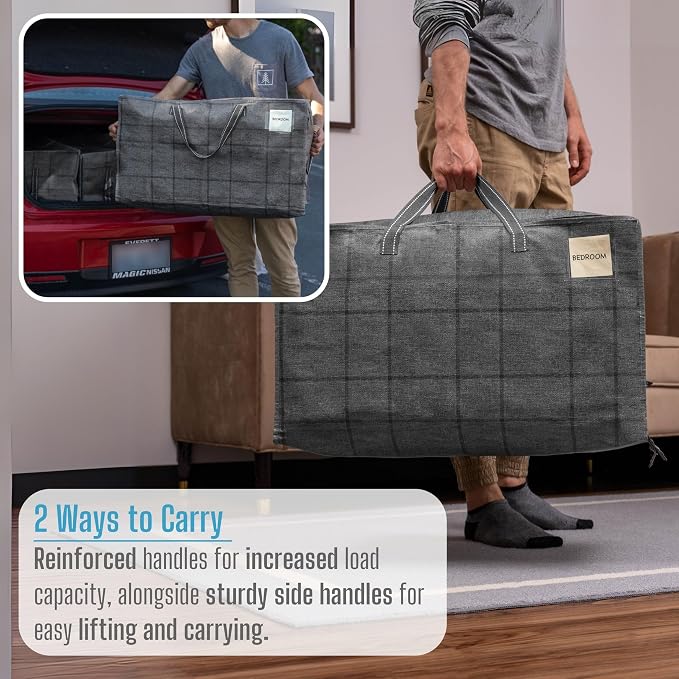 VENO 10 Pack Moving and Storage Bags, Heavy Duty, Alternative to Moving Boxes - Image 6