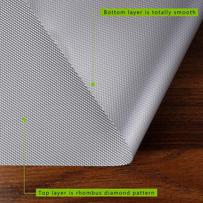 Kitchen Shelf Liner Drawer Liners, Non-Adhesive Refrigerator Liners Waterproof - Image 2