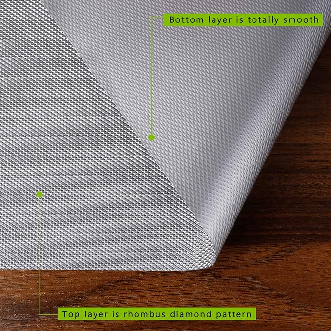 HooTown Shelf Liners Kitchen Cabinet Drawer Mats 11.8 Inch Wide x 59 inches Long - Image 2