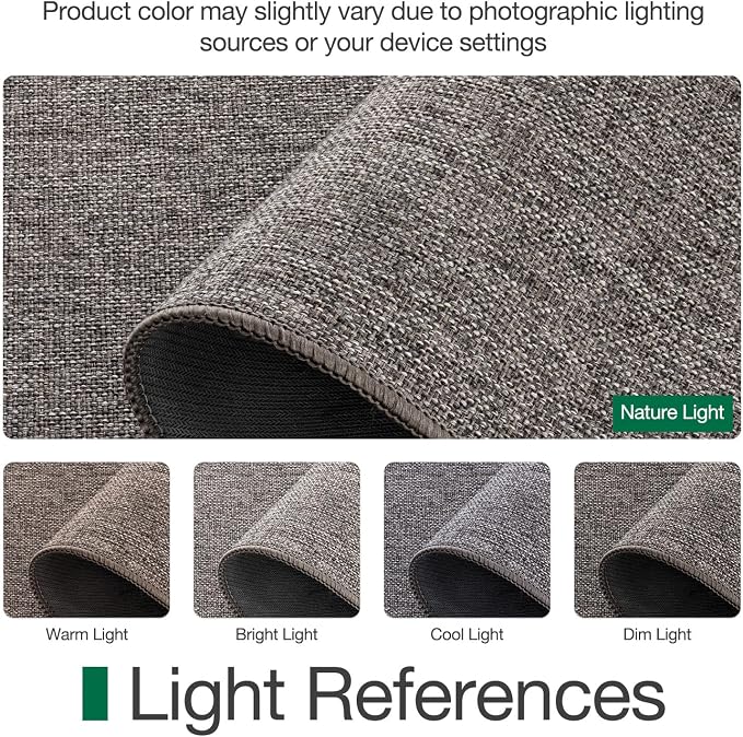 LUMI Large Indoor Door Mat, Easy Clean Low Profile Ultra Thin Entryway - Image 9