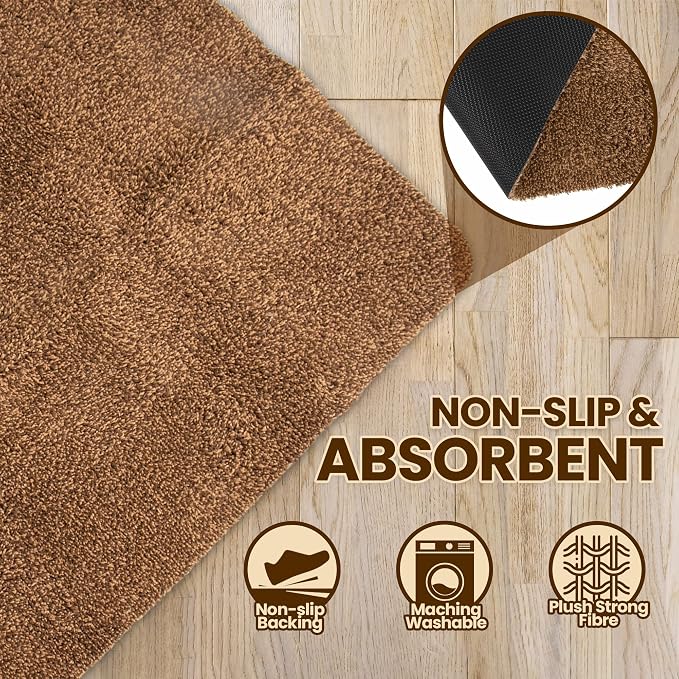 Premium Microfiber Indoor Door Mat – 36"x72" Washable Entry Mat, Waterproof - Image 5