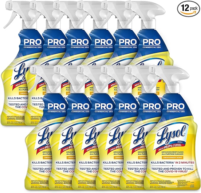 Lysol Pro All-Purpose Cleaner, Advanced Deep Cleaning Sanitizing and by Lysol