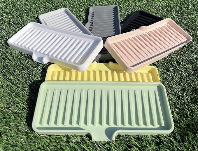 Happitasa Silicone Soap Dish Tray and Sponge Holder - Image 7