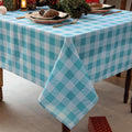 Classic Gingham Tablecloth Fabric by Essifunia