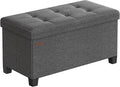 SONGMICS Storage Ottoman Bench, Foldable Foot Rest by SONGMICSbySONGMICSHOME