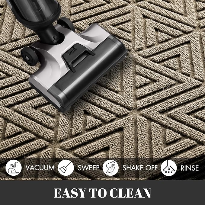 Yimobra Outdoor Mats for Front Door 29.5x17, All-Weather Waterproof Non-Slip - Image 8