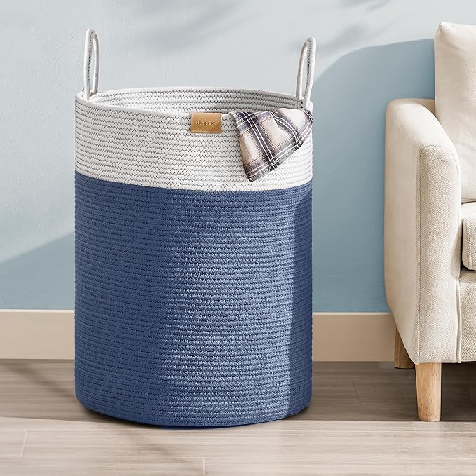 Laundry Hamper 95L, Large Laundry Basket by Nunsino