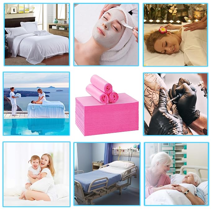 Disposable Bed Sheets for Massage Table 200 Pcs 31" x 71" Waterproof Massage - Image 3