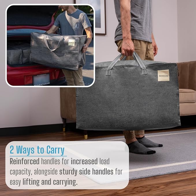 VENO 6 Pack Moving and Storage Bags, Heavy Duty, Alternative to Moving Boxes - Image 6
