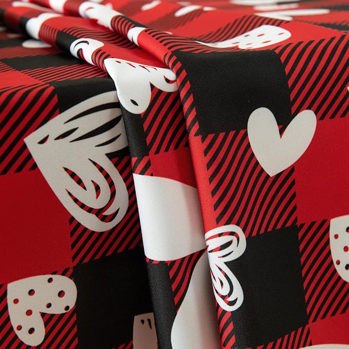 Waterproof Checkered Tablecloth Fabric - Image 7