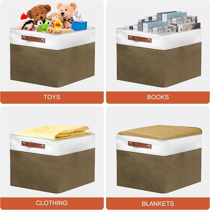 11in Open Fabric Storage Basket - Image 5
